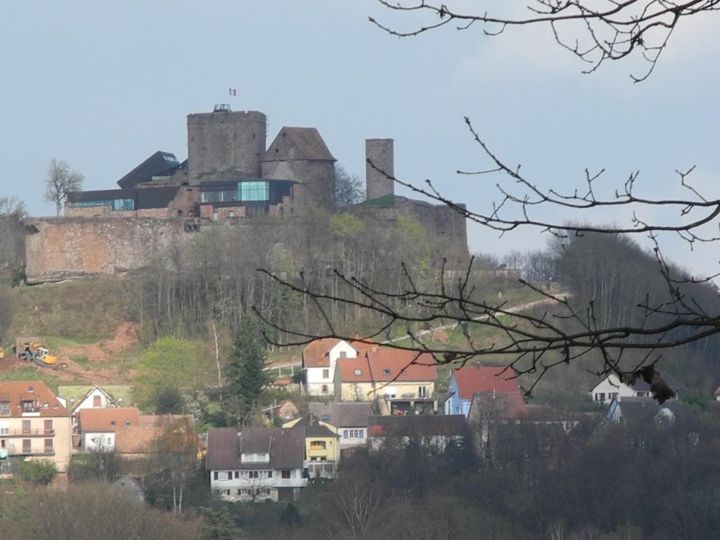 Au Pied Du Chateau Lichtenberg Zimmer foto